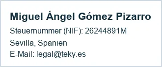 Angaben zum Anbieter dieser Website als Abbildung